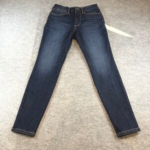 Wrangler Womens Skinny Jeans Dark Wash Indigo Western Casual 26x28 Denim Slim